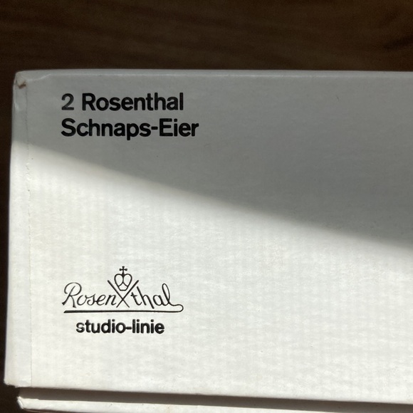 Rosenthal rare schnaps-Ei glass new in box - Picture 4 of 14